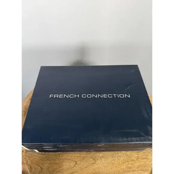 French Connection Women's Dakota Block Heel Sandals White/Black Size 9.5 NWB - Picture 14 of 14